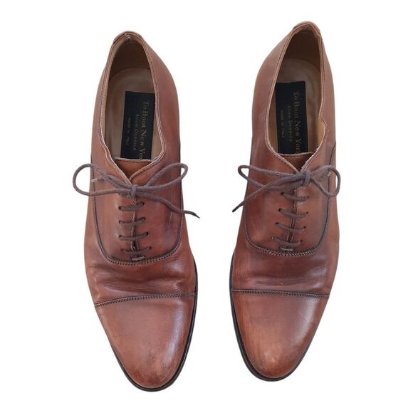 To Boot Men\'s Tan Leather Derbys